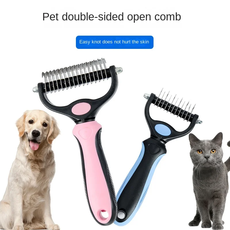 

Professional Pet Deshedding Brush Dog Hair Remover Pet Fur Knot Cutter Puppy Cat Comb Brushes Dogs Grooming Shedding Supplies