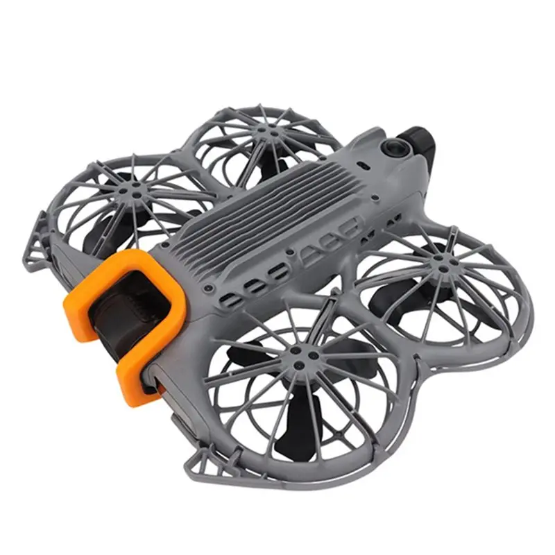 Фото Аксессуары для дрона A96T: Защитные бамперы (передний и задний) для DJI NEO2, защита от падений и царапин, оранжевые №5