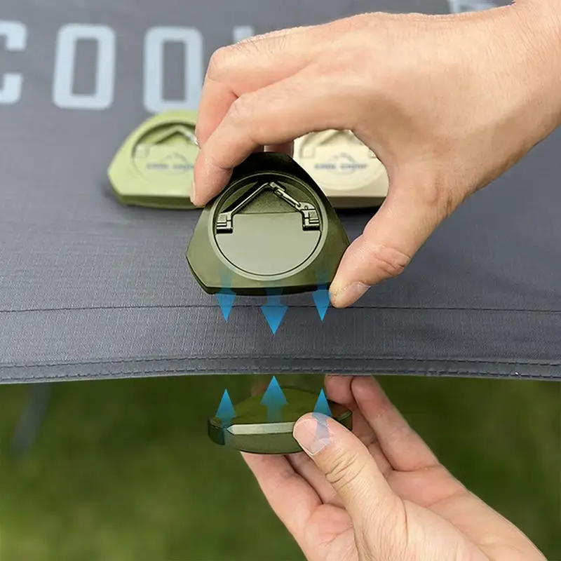 Магнитные Крючки для палатки треугольный компактный дизайн тяжелый магнитный