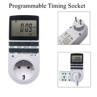 eu timer switch 230v 50hz kitchen timer outlet home 7 day 1224 hour electronic lcd digital programmable timing socket