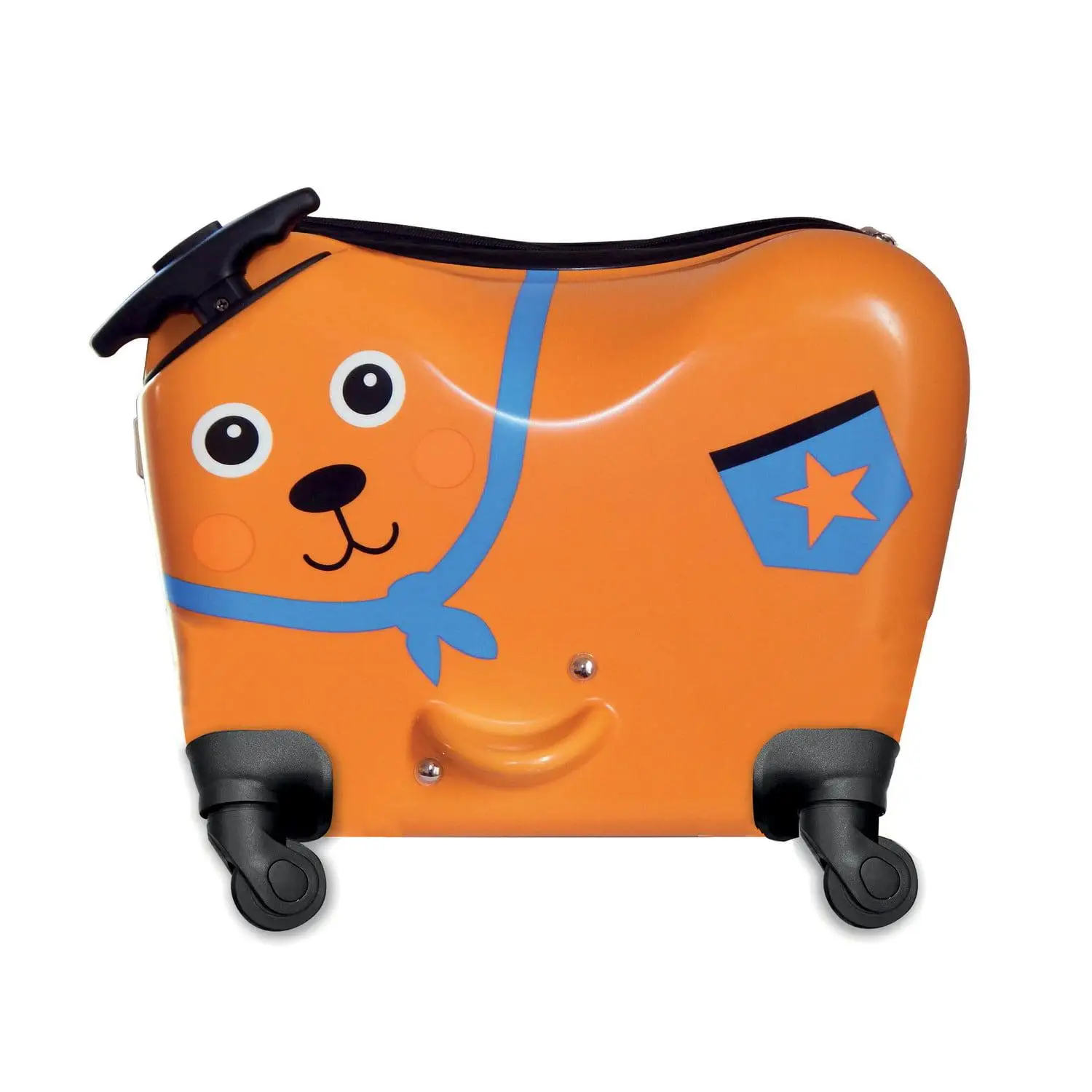 

OOPS® Ride-On Trolley Luggage Bag for Children with Versatile Pull Strap and Extendable Handle - Bear Character