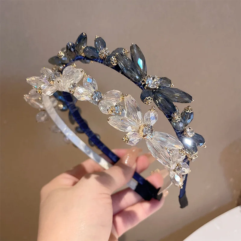 

New Luxury Headband With Crystals Elegant Ladies Hair Hoop Headband Fashion Headdres Band For Women Girl Trendy Hair Accessories