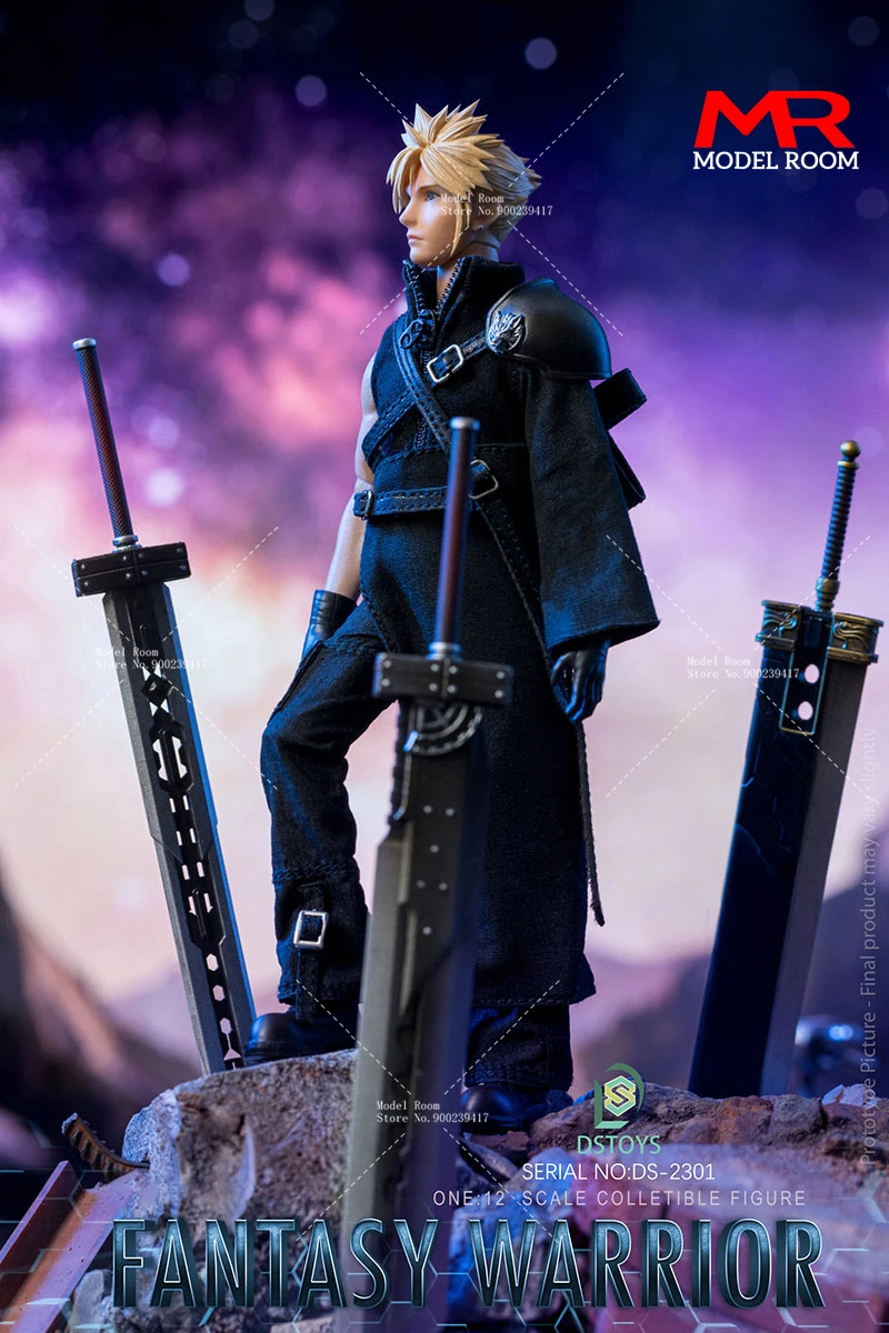 DSTOYS DS-2301 112 Fantasy Warrior Cloud, экшн-фигурка, 6-дюймовая фигурка мужского солдата, игрушка, полный набор, Коллекционная модель (art.: 3920ccd641463) - 3920ccd641463