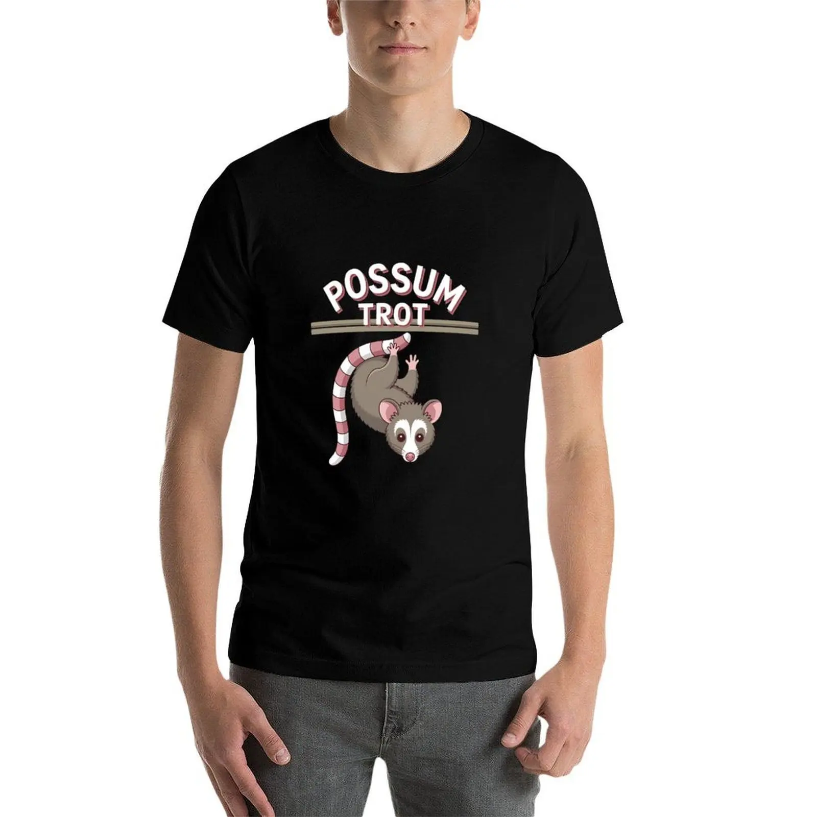 Фото Футболка Possum Trot, повседневная футболка большого размера №3
