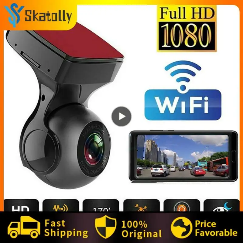 

Night Wifi Car Recorder With Adas Car Camera Mini Wireless Car Dvr Wide Angle Car Accessories Car Recorder