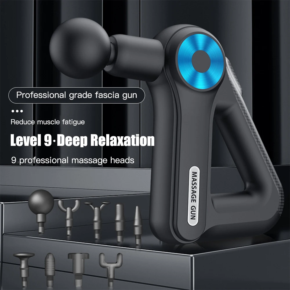

Пистолет массажный электрический, ударный инструмент для глубокого расслабления мышц и снятия боли в теле и спине