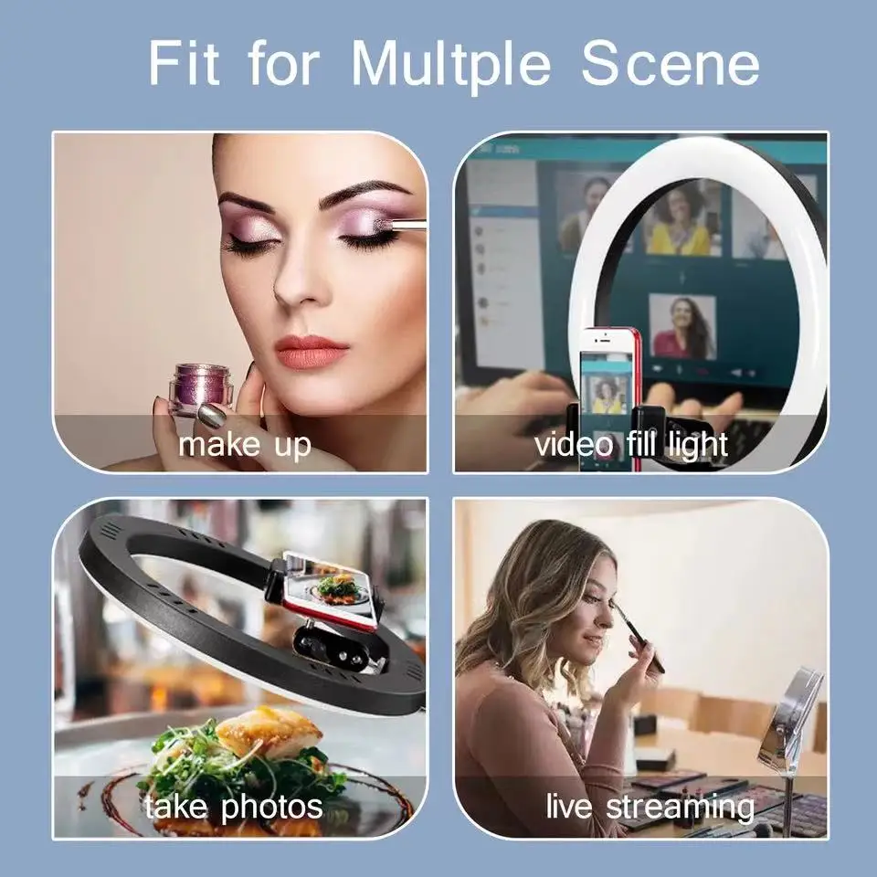 Оригинальное женское кольцо для селфи с новинкой лампа макияжа мобильных