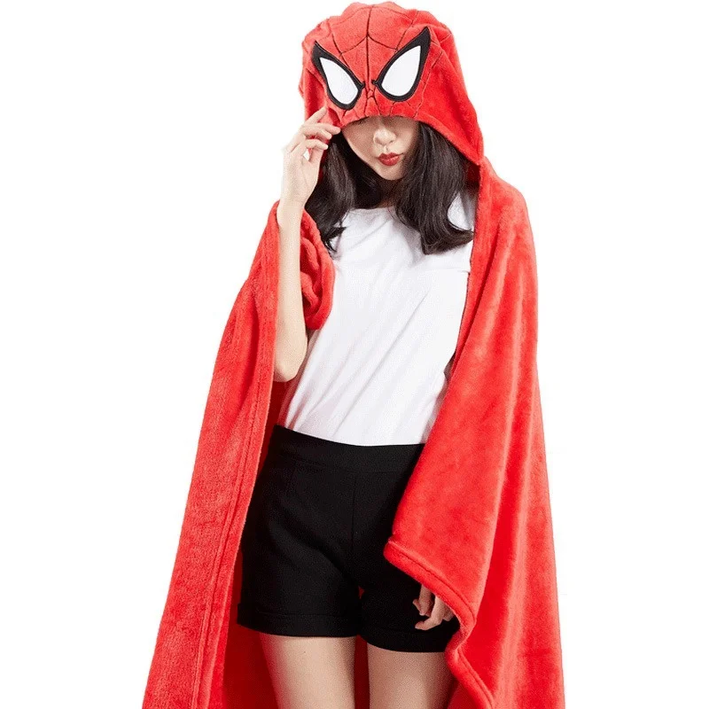

Cartoon Spider-Man Adult Bathrobe Bath Towel Disney Men's And Women's Cloak Bath Towel Cloak Beach Towel Birthday Gifts