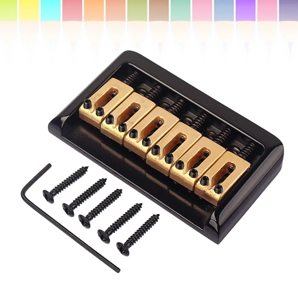 

1PC 6 String Hardtail Fixed Bridge Set for Strat Stratocaster ST Electric Guitar