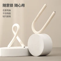 home daily portable free bending cabinet variety desktop mobile phone holder simple padlock car hook wire trapped