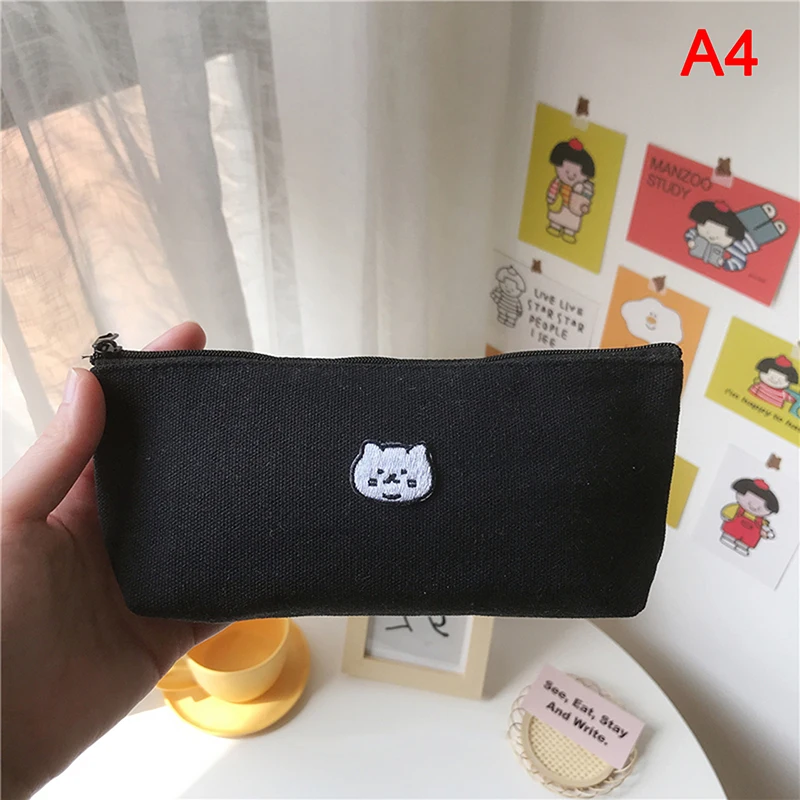 

Холщовый чехол для карандашей Kawaii Bear Cat