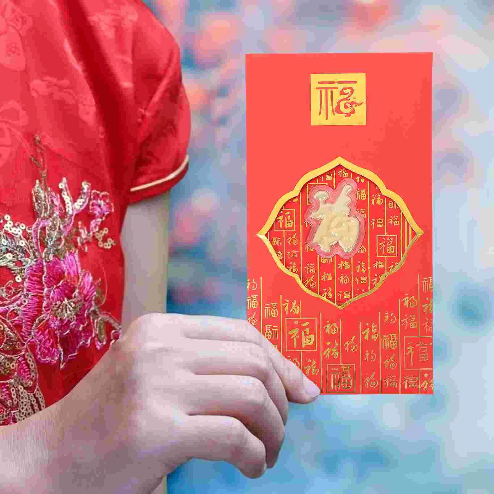 

10 pcs Rabbit Year Red Packet Festival Red Envelope Red Packet 2023 Red Envelope Red Money Packet Red Money Pouches