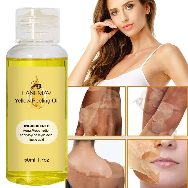 

Body Yellow Peeling Oil Exfoliation Bleaching Dark Remove Arm Knee Legs Melanin Brightening Whitening Serum Beauty Skin Car