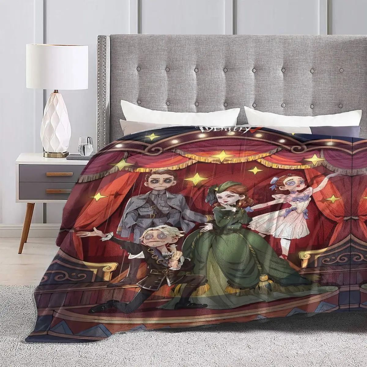 Одеяло с плакатом I-Identity V качественное супер теплое одеяло весеннее декоративное