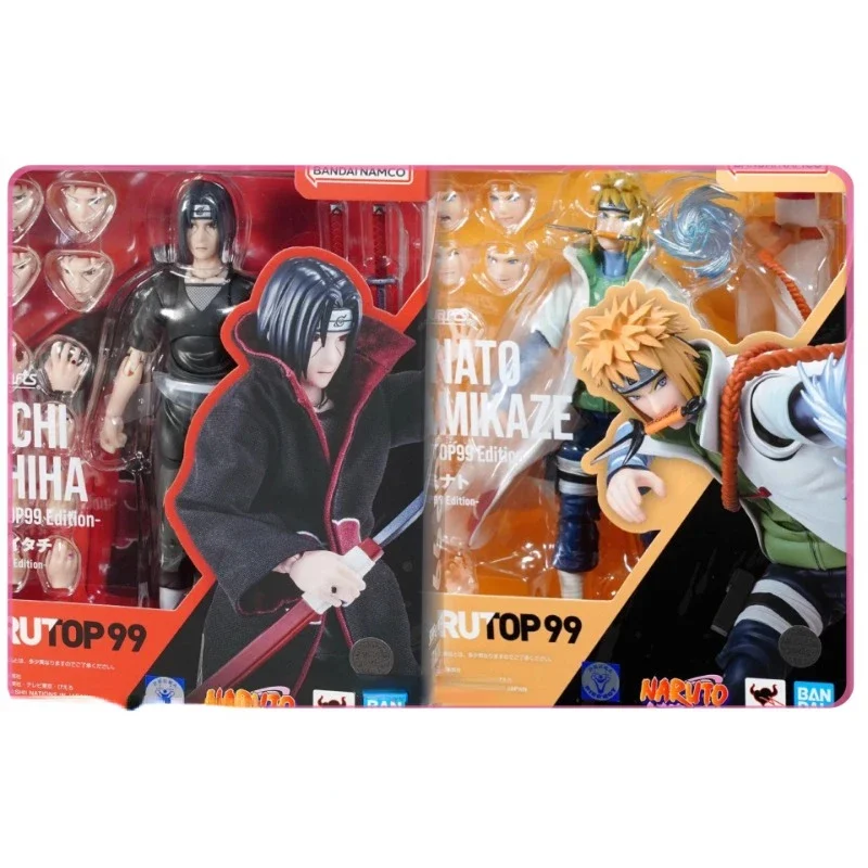 Bandai SHF Naruto Shippuden Uchiha Itachi Bo Feng Shuimen четвертого поколения новая версия аниме-фигурка