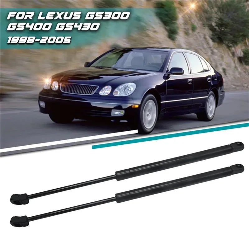 Фото Комплект из 2 амортизаторов капота для Lexus GS300 GS400 GS430 1998-2005 годов выпуска, аксессуары для автомобиля №1