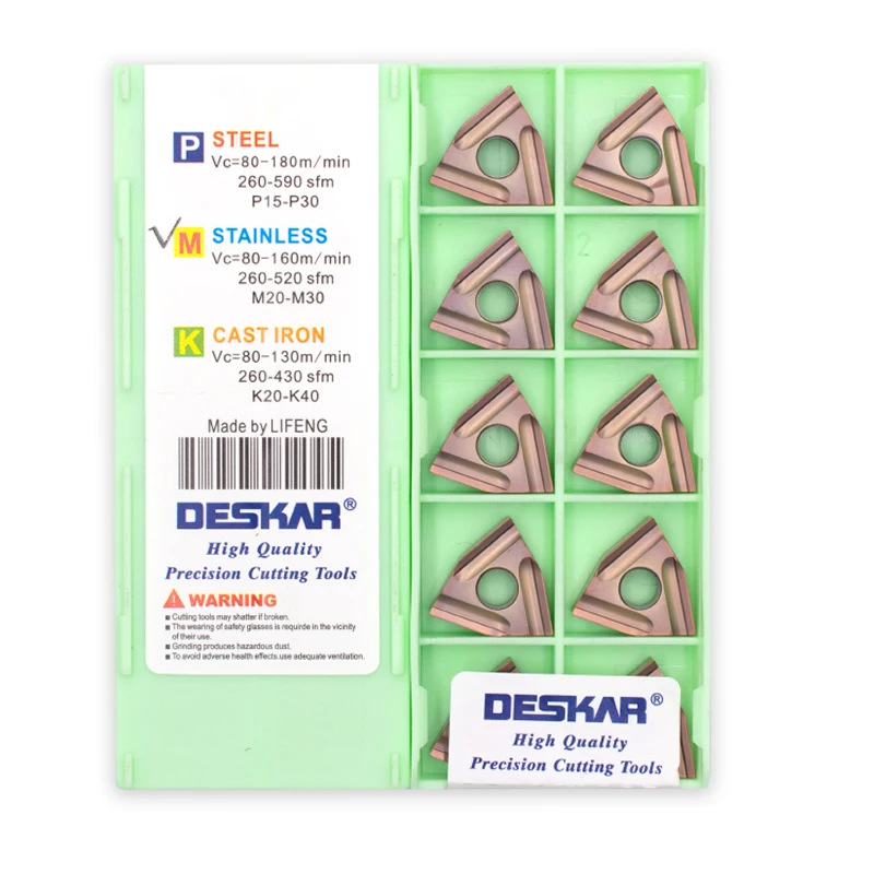 

DESKAR оригинальные WNMG080404 WNMG080408 WNMG R-S L-S LF6118 LF9018 LF9118 LF9218 режущие инструменты с ЧПУ твердосплавные токарные пластины