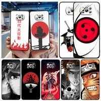 Cartoon Naruto Animation For Xiaomi Lite Poco Redmi Note 10S 9AT Pro Black TPU Phone Case