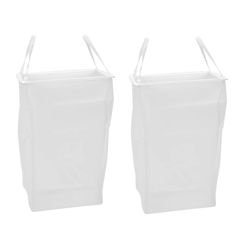 

2X Wall Hanging Laundry Basket Underwear Socks Storage Barrel Clothing Storage Bucket Laundry Organizer Holder Pouch