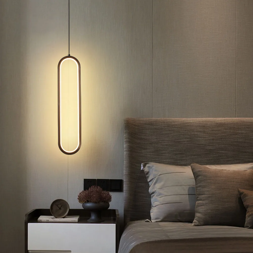 

Minimalist Pendant Lamp Nordic Modern Hanging Lights for Corridor Bedroom Bedside Dining Room Chandelier Decoration
