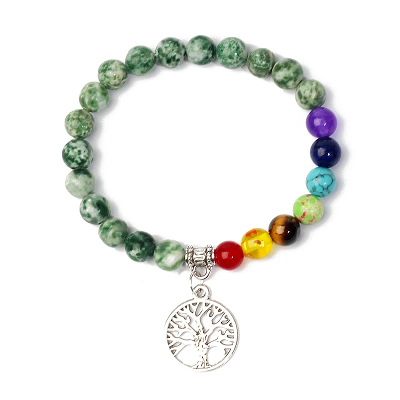 Женский/мужской браслет для йоги 7 чакр |