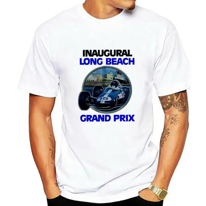 

Винтажный постер для открытия длинного пляжа Grand Prix Vintage Tee