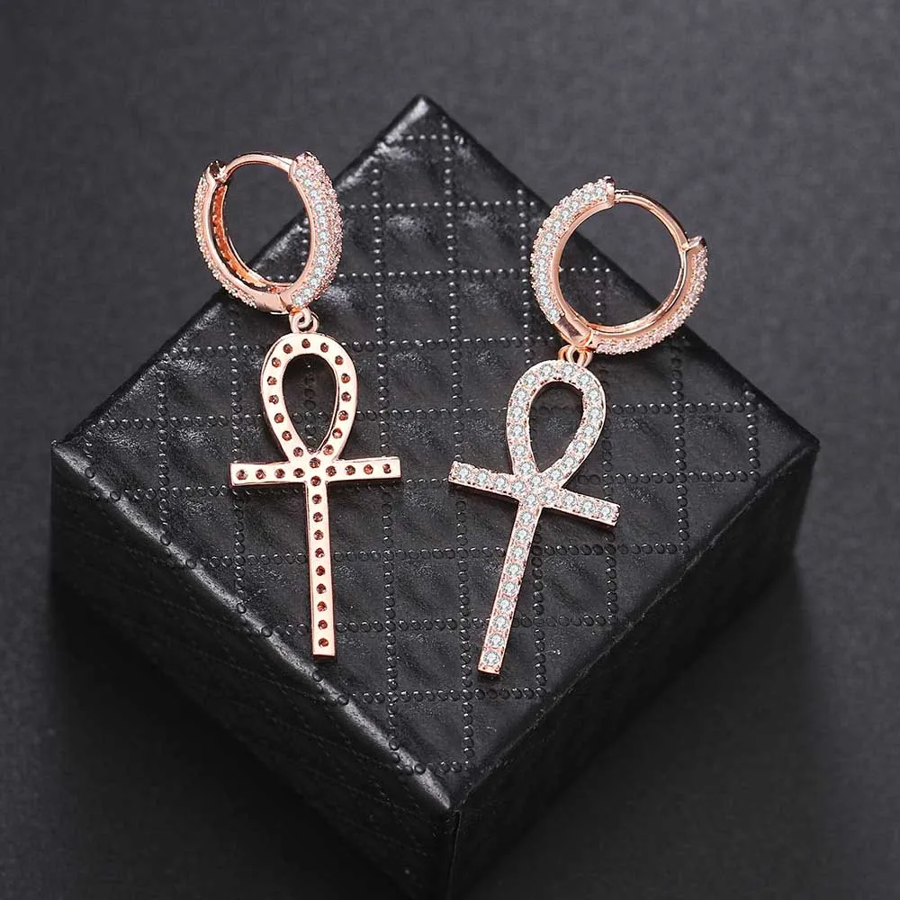 Серьги-капельки ZHOUYANG из циркония