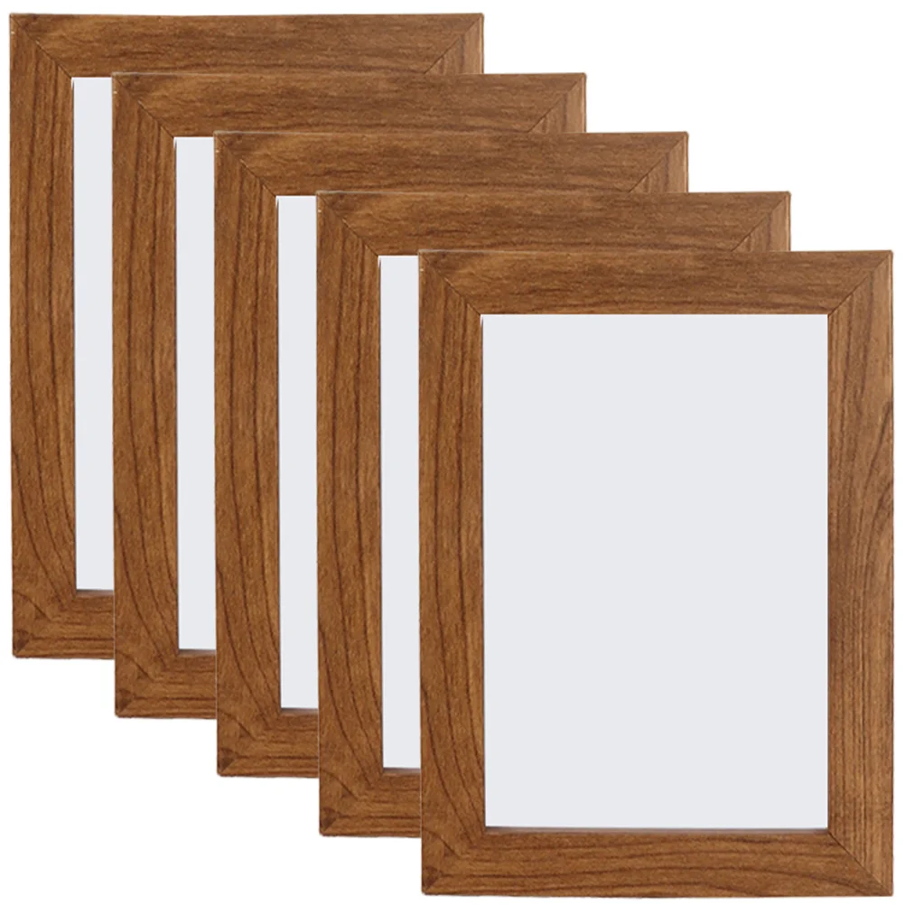 

5pcs Tabletop Picture Frame Wall Picture Frame Photo Frame Photo Picture Frame Photo Display Frame Standing Picture Frame