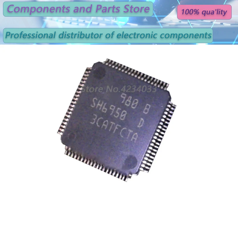 

1PCS SH6950 DSH695 SH69 SII9030CTU SII9030C SII903 SiI9185ACTU SiI9185AC SiI9185A QFP80 New Original Stock