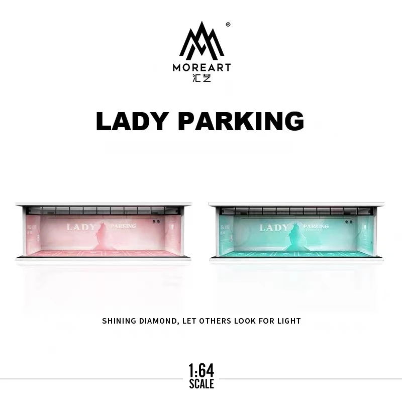 

TIMEMICRO & MoreArt, оригинальный дизайн, 1:64, Дамская парковочная площадь, автомобильная живопись, строительная модель