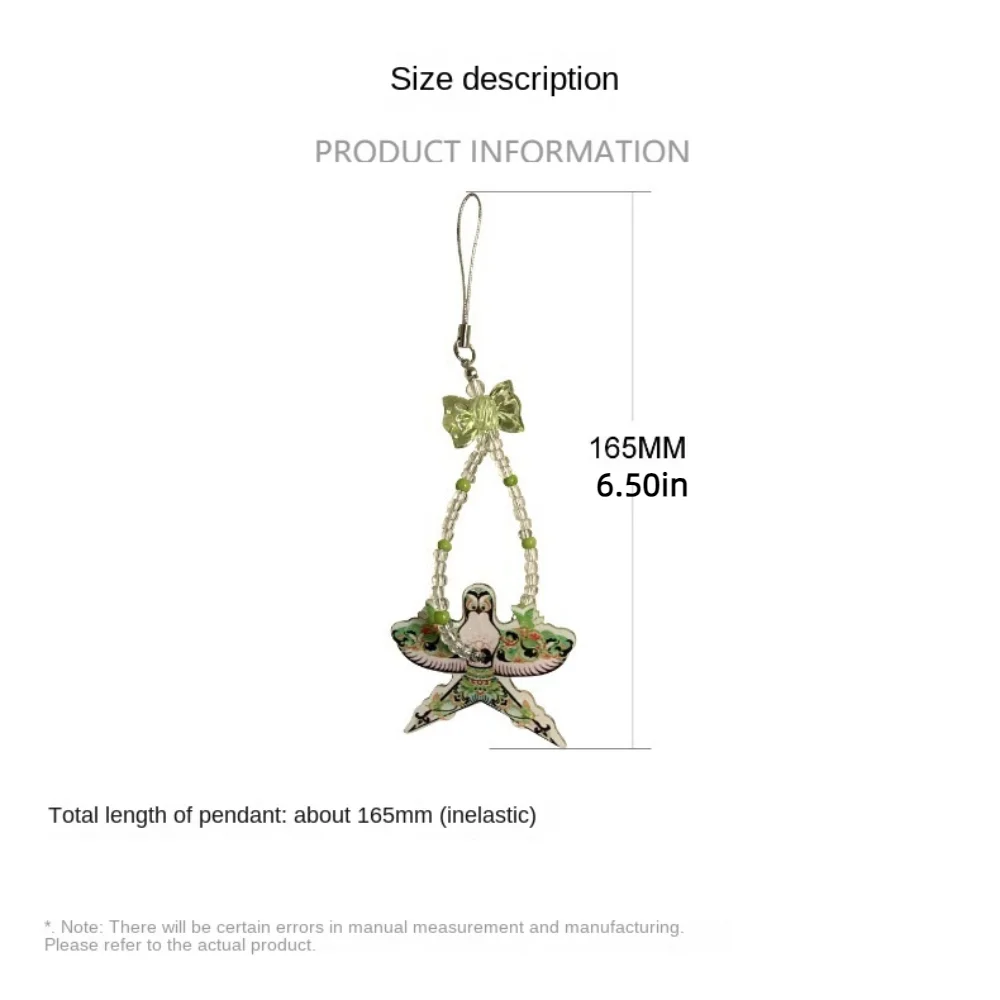 Бумажный воздушный змей в китайском стиле ремешок для телефона девчачий