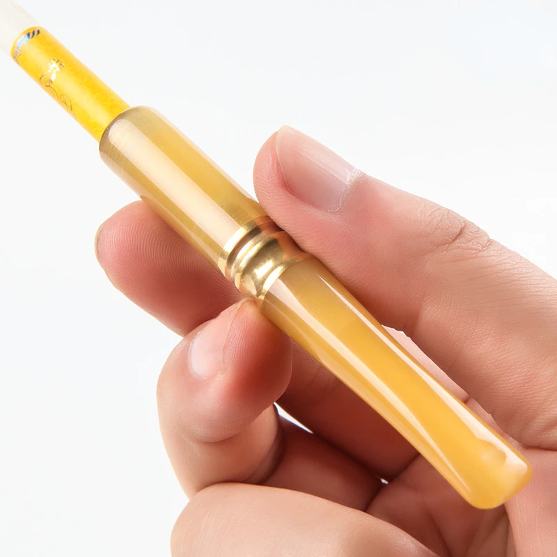 

WE PUFF Resin Smoking Pipe Pull Rod Filter Element Circulating Type Cleanable Filter Cigarette Holder Tobacco Accessories