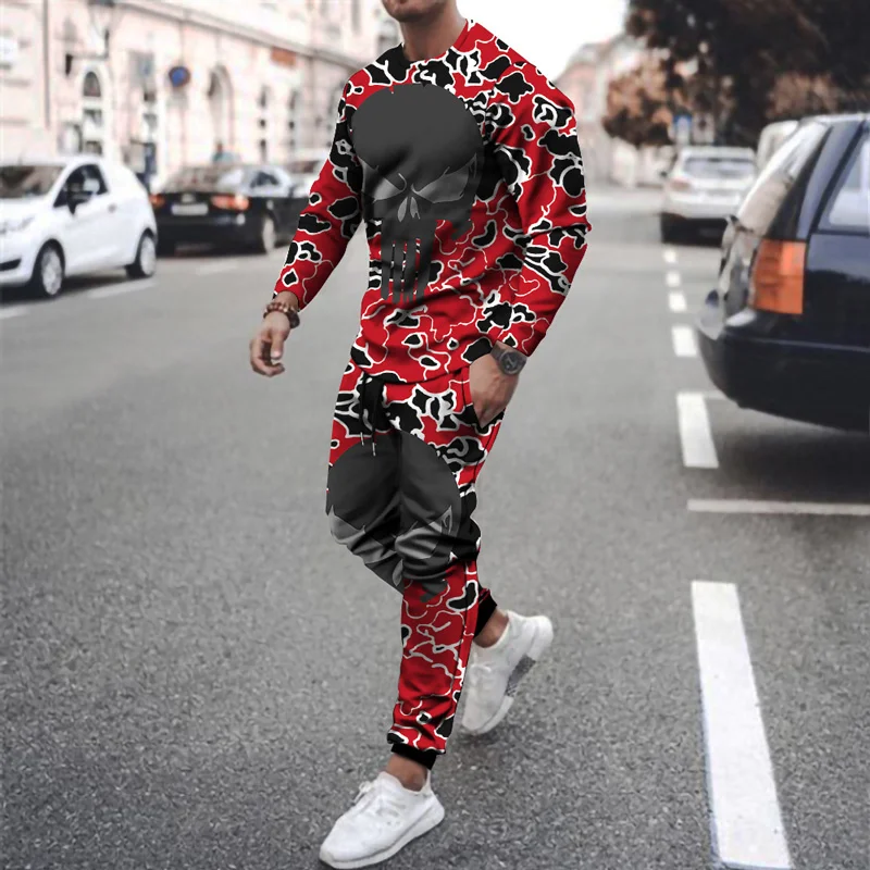 

2021 New Men Summer Casual Shorts Sets Short Sleeve TShirt +Shorts Tracksuit Set Men's Round Collar Brand Clothing 2 Pieces Set