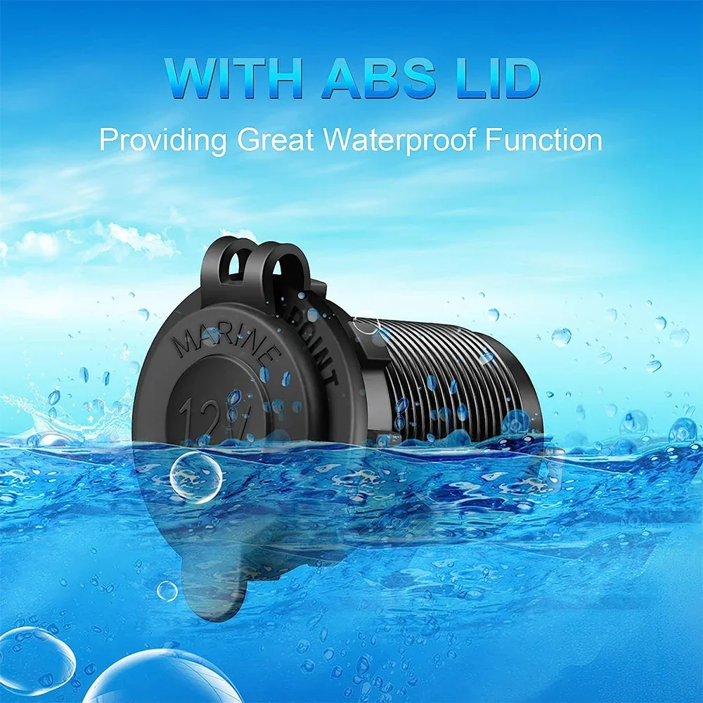 Автомобильный прикуриватель розетка 12 В 24 адаптер вилка для мотоциклов разъем