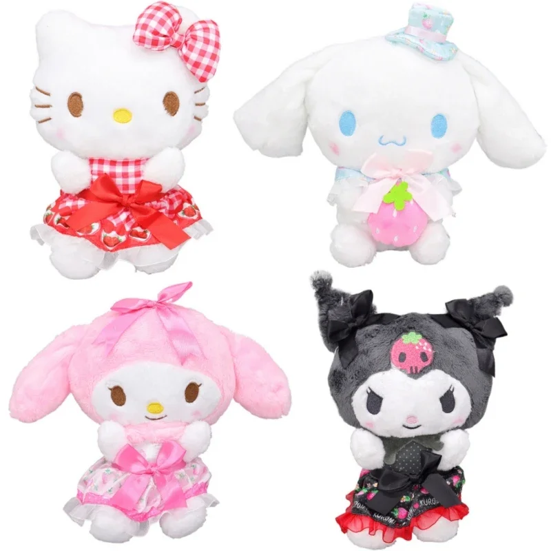 

Sanrio Cartoon Kuromi My Melody Cinnamoroll Pochacco Pompom Purin Strawberry Cute Hug Plush Doll Toys for Children Surprise Gift