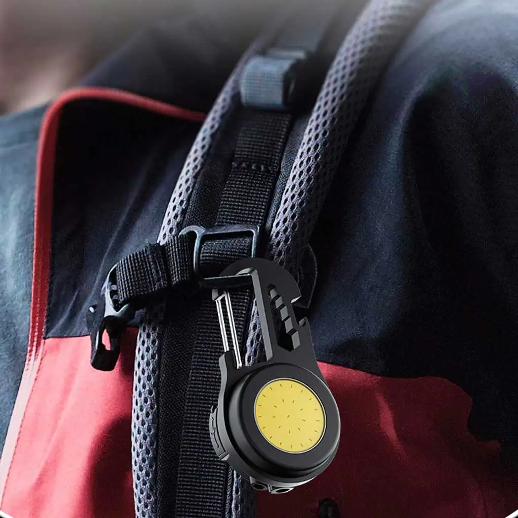 

Hiking Portable Work Light Handbag Keyring Lamp Lantern Flashlight