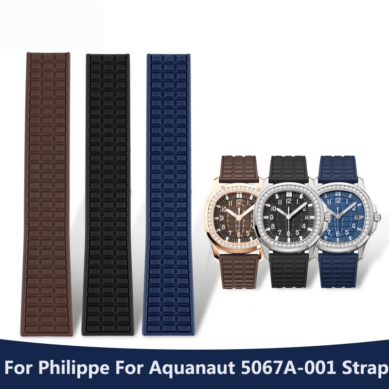 

Женский силиконовый ремешок для часов Patek Philips aquanоколо 5067A-001, 19 мм