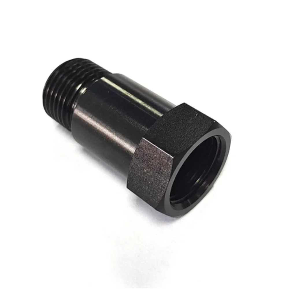 

2PCS Universal Black 43mm O2 Oxygen Sensor Connector Spacer Adapter Isolator Angled Extender Car Accessiesor HJ