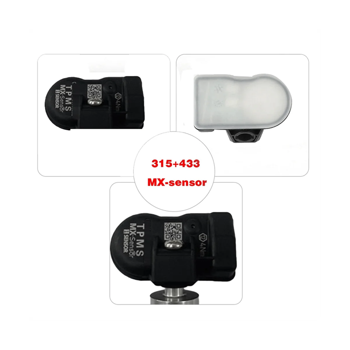 Программируемый датчик давления в шинах AUTEL MX 315 МГц 433 6 шт.