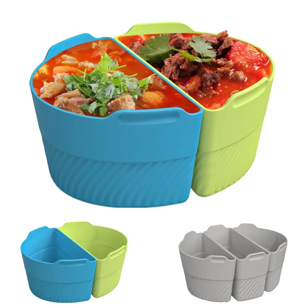 Вставка для медленной плиты с несколькими отделениями силиконовые вкладыши 6-8 Qt