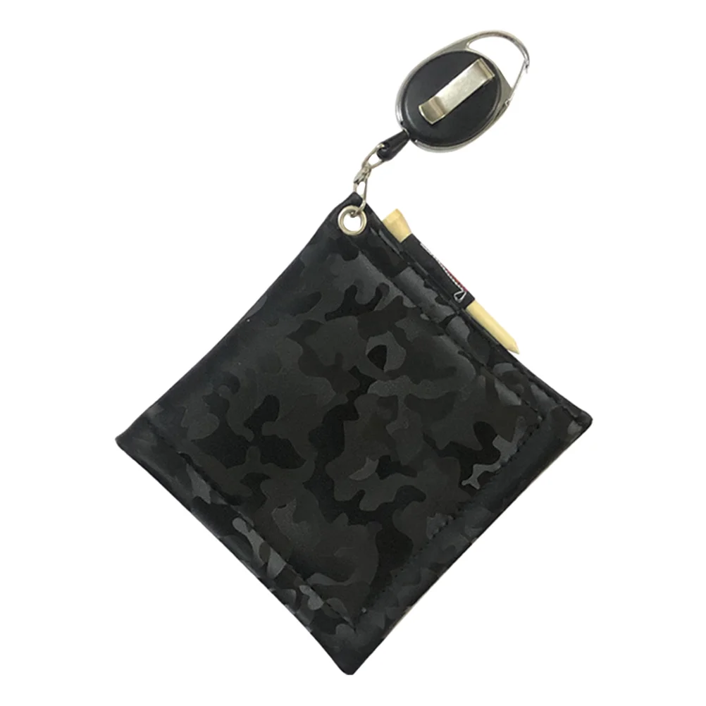 

Towel Washer Bag Absorbent Wiping Cloth Cleaning Tool for Men Golfer Gifts Black