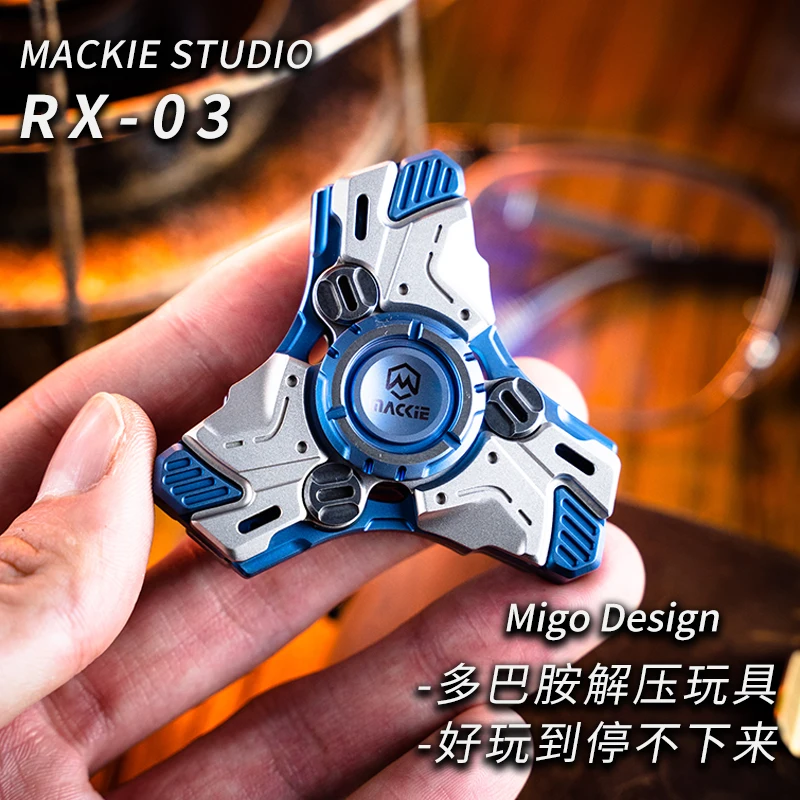 

LAUTIE EDC McKee RX03, жадный слайдер 3-го поколения, Спиннер для взрослых, игрушка для декомпрессии, вращение на высокую скорость