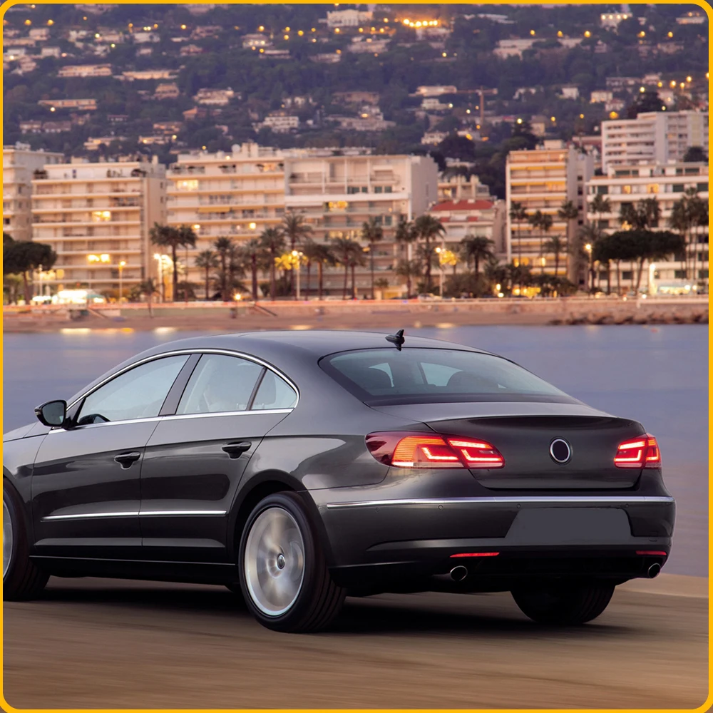 Фото Замена заднего фонаря для VW CC 2013-2017. Высококачественный автомобильный светодиодный динамический задний фонарь. Автоаксессуары. Установка по принципу 