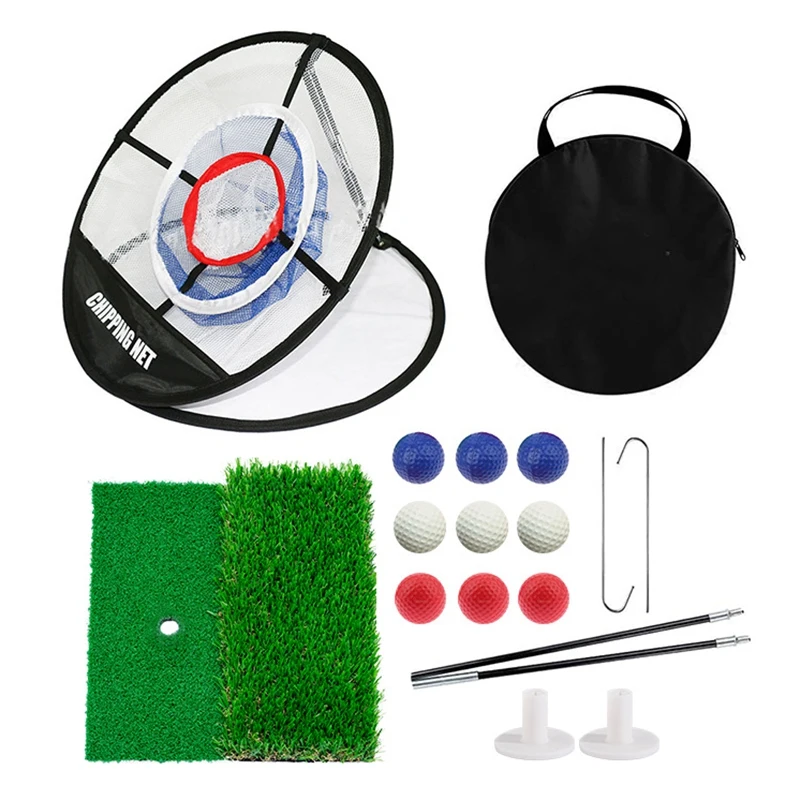 

Сетки для гольфа ELOS-Golf, набор для гольфа, для использования на открытом воздухе и в помещении, аксессуары для гольфа и практика во дворе