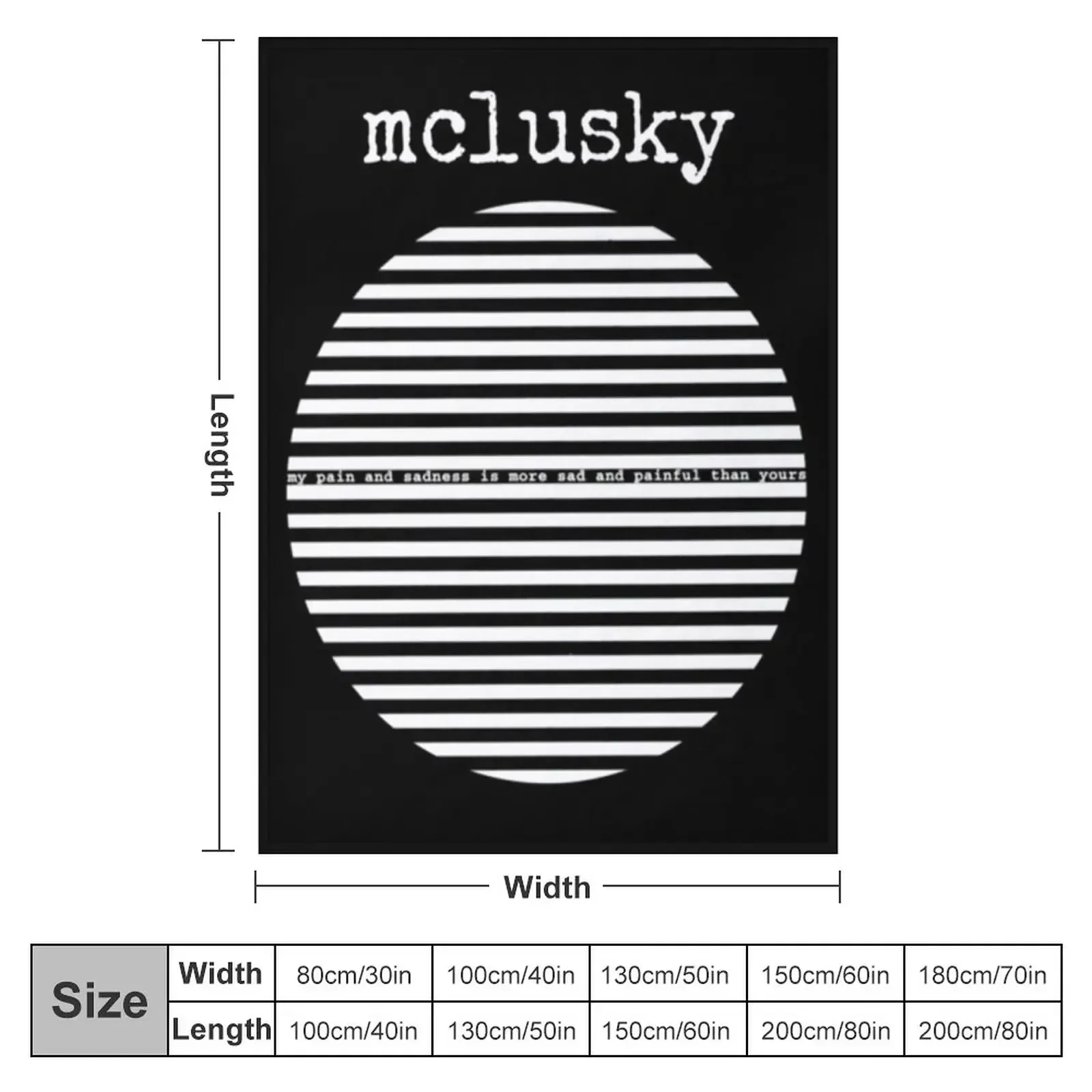 Mclusky my pain and sadness более бывших и больших чем твоя одеяло декоративное