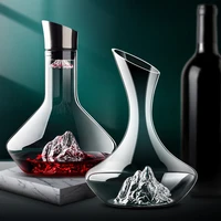 creative iceberg decanter ice decanter lead free crystal glass red wine decanter wine decanter high end gift