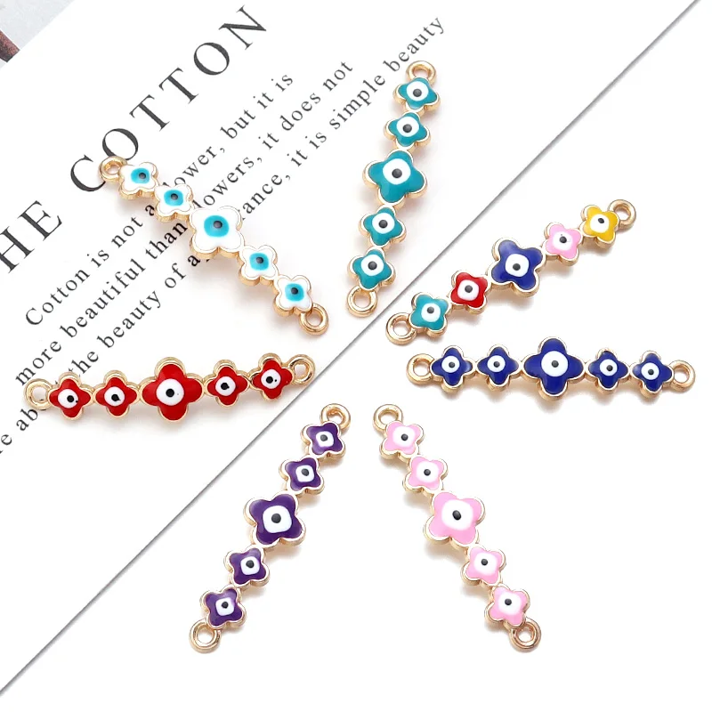 10 шт. сплав Капельное масло соединение глаз Пряжка бабочка цветок треугольник