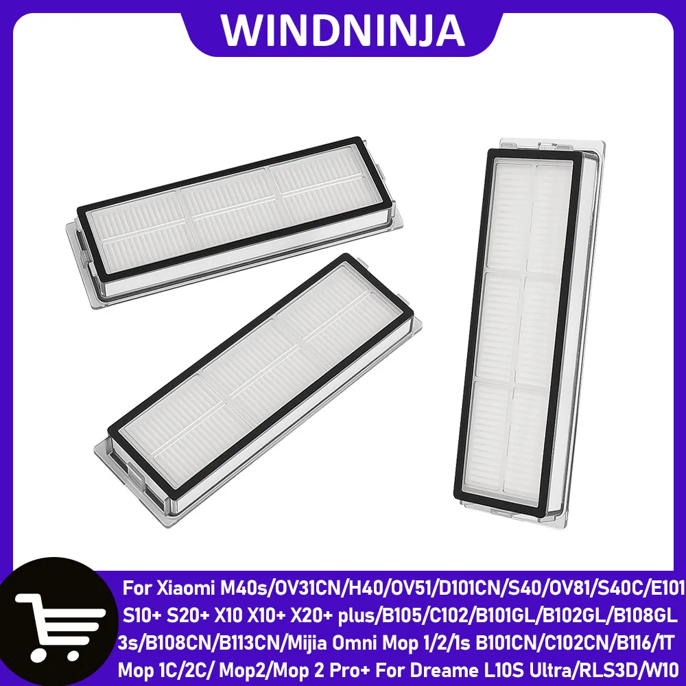 Фото HEPA-фильтр для пылесосов Xiaomi M40s/OV31CN/H40/OV51/D101CN/S40/OV81/S40C/E101, Mijia Omni Mop 1/2/1s, B101CN/C102CN/B116 №1