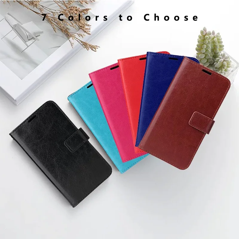 Классический чехол-кошелек для Xiaomi Redmi Note 11 10 9 Pro Max Note11 + 5G 11S 8 7 6 5 5A 4 4X Магнитный