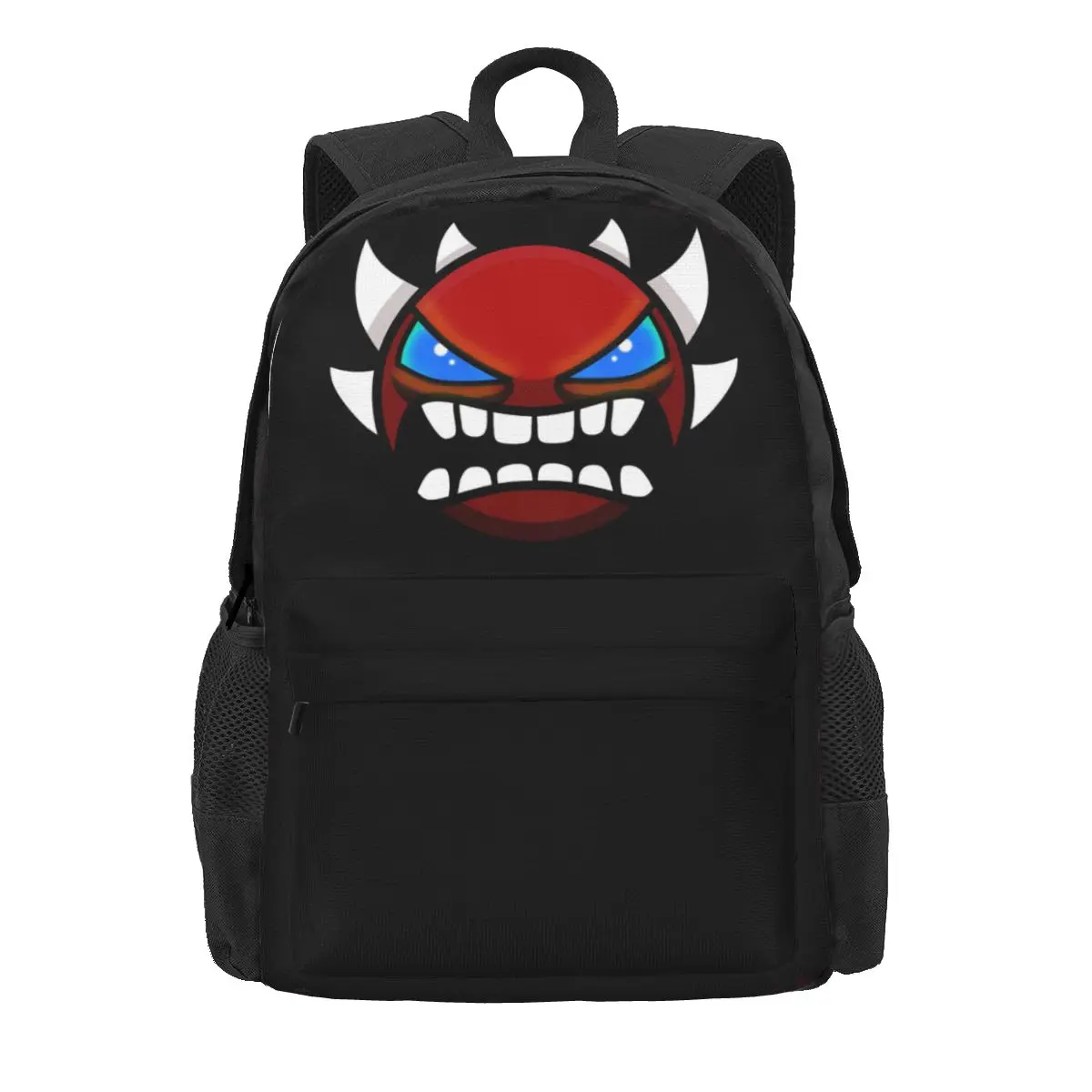 

Angry Geometry Dash Women Backpack 3D Print Casual Children School Bag Video Game Laptop Mochila Boys Girls Travel Shoulder Bag